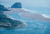 Fishing at mouth of Klamath River