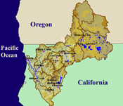 Klamath Basin map